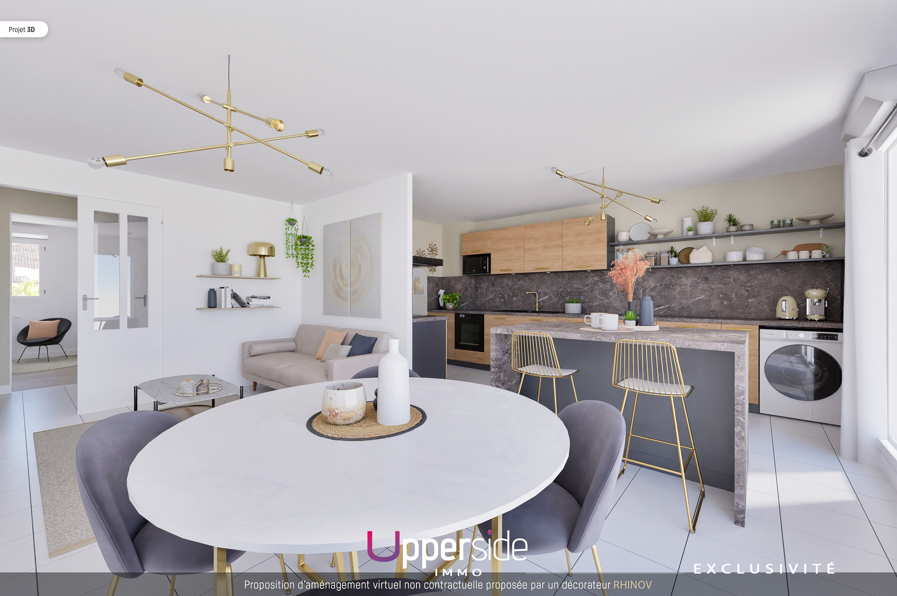 VITO : Très bel appartement 3 pièces avec garage double et parking Image