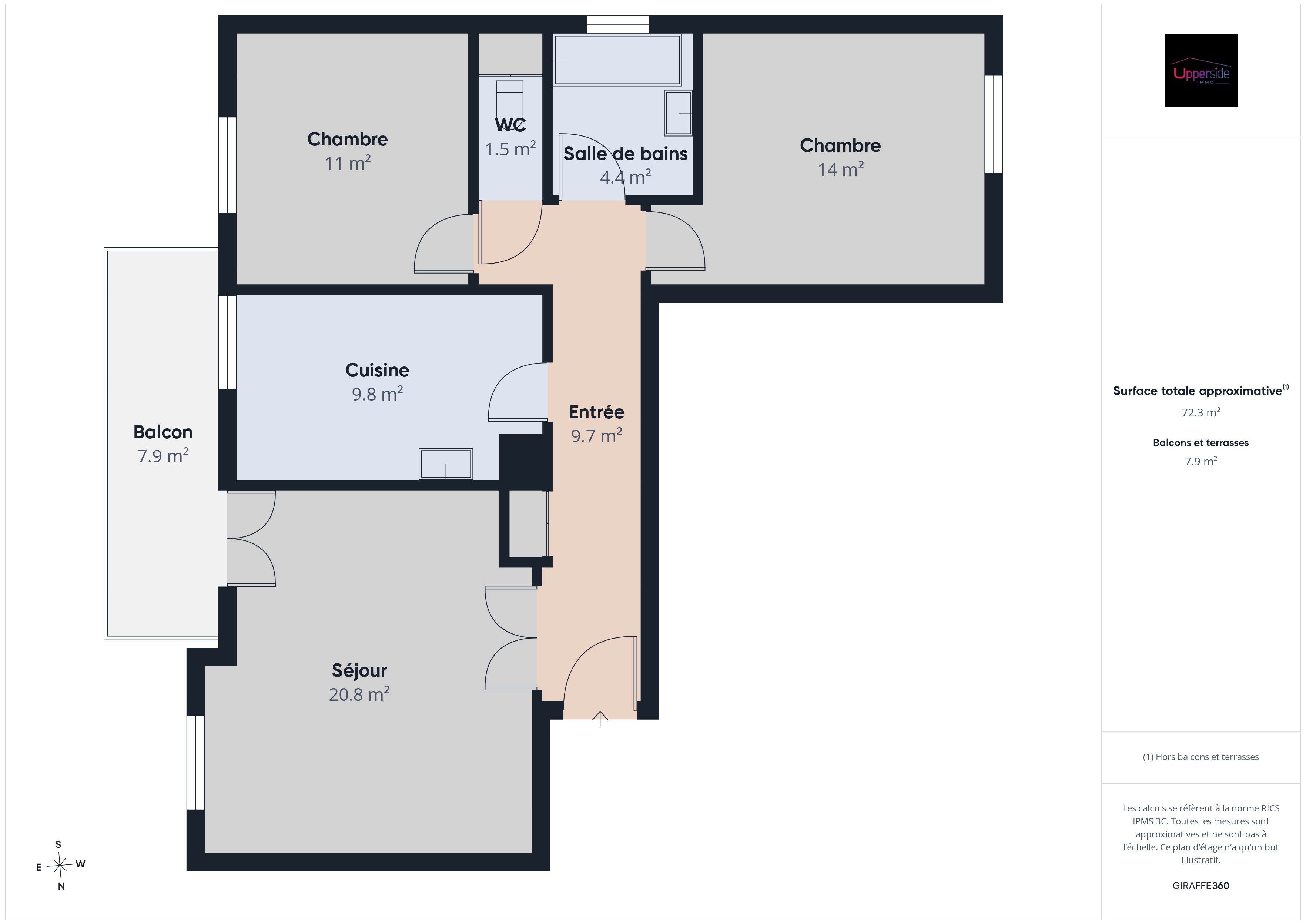GARANCE – Appartement 3 pièces dans quartier très calme Image